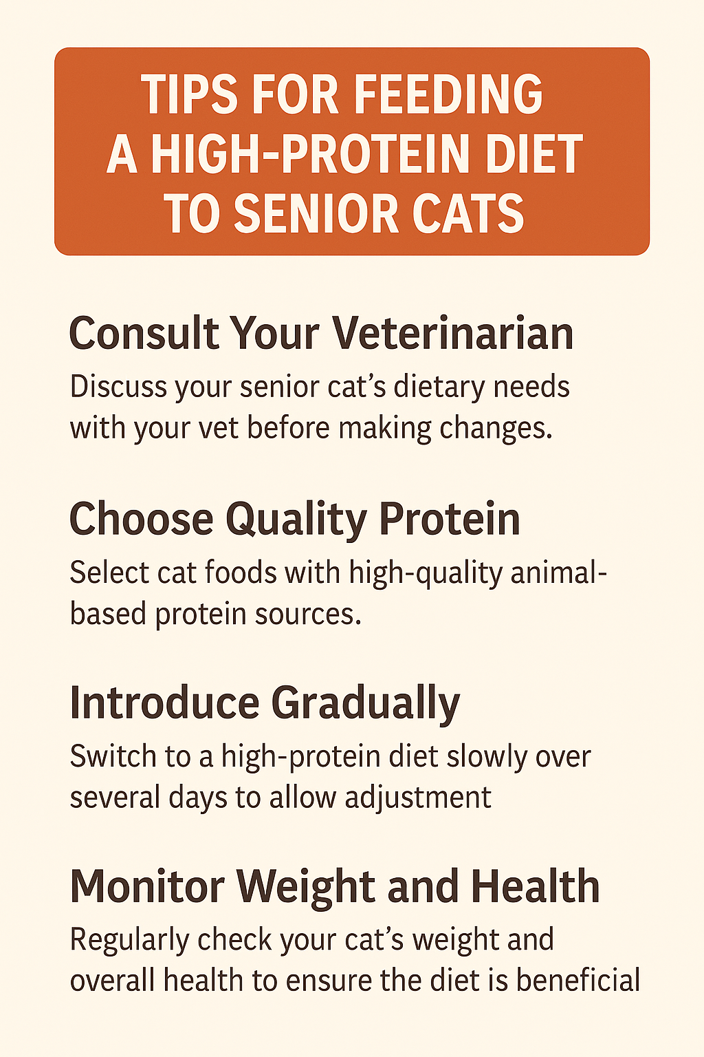Senior cat eating high-protein wet food for hydration and muscle support
